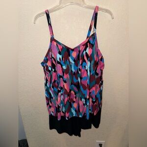 Women’s plus size Trimshaper one piece swimsuit